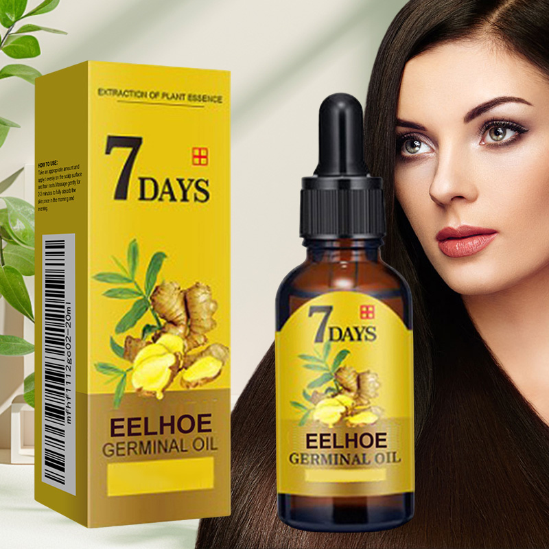 Hair Care Essence Oil Spray - 40ml Ingwer-Haarentfernungsöl Anti-Haarausfall-Behandlung Feuchtigkeitsspendende Schnellwachstums-Nährstoff-Regenerationslösung
