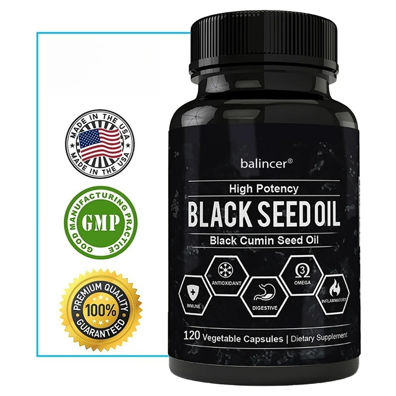 Hair Care Vitamin - Schwarzkümmel öl-unterstützt die Gesundheit von Immun-,