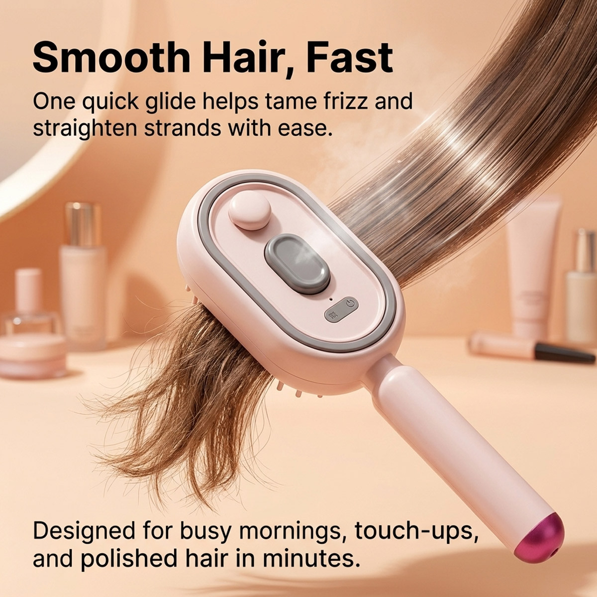 Hair Care Essence Oil Spray - Elektrischer Selbstreinigender Haarkamm mit Luftkissen-Spray Ätherisches
