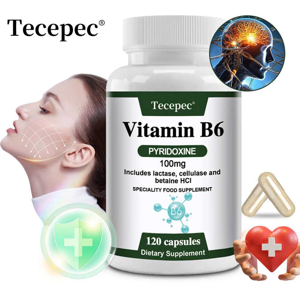 Hair Care Vitamin - Vitamin B6 Kapseln, Essentielles Vitamin-Nahrungsergänzungsmittel für