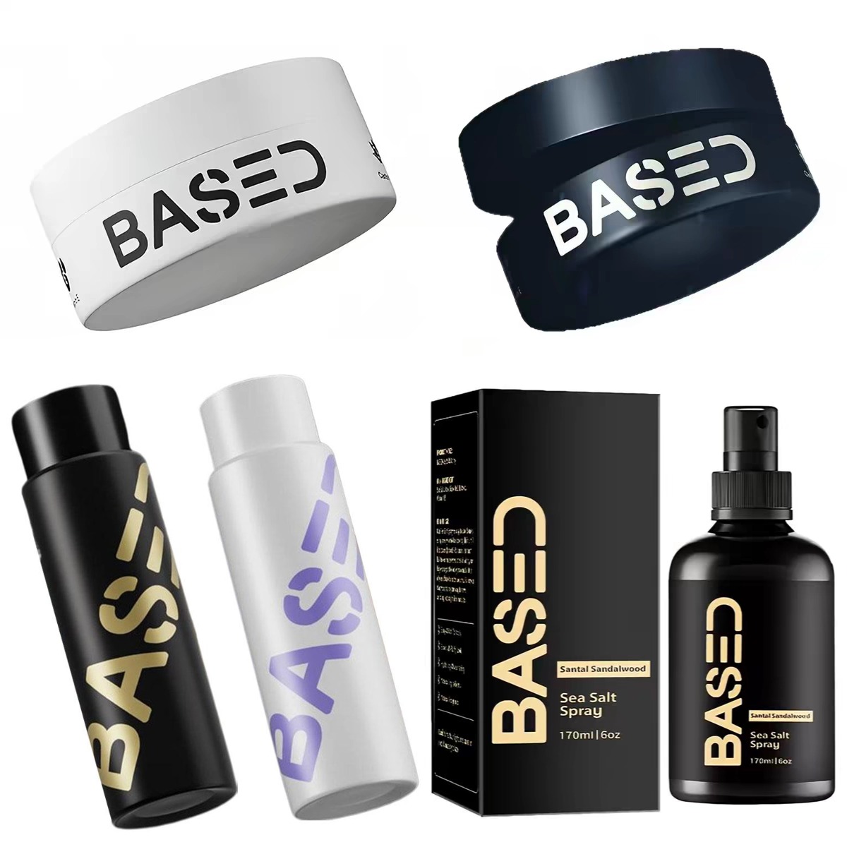 Hair Care With Aloe Vera - Meersalz-basiertes, langanhaltendes Haarstyling-Spray, natürliches Haarpflege-Set für