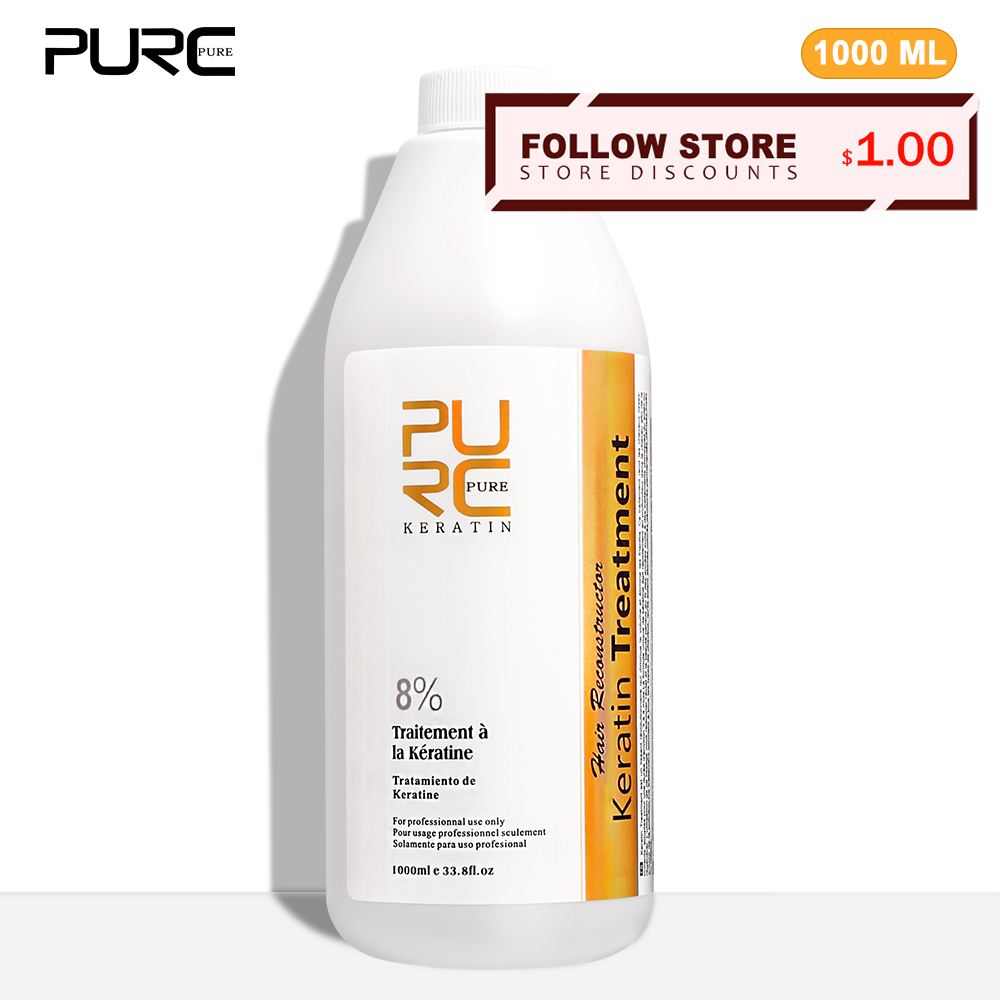 Hair Care In Salon - PURC 8 % Keratin-Glättungsbehandlung, krauselige Entfernung,