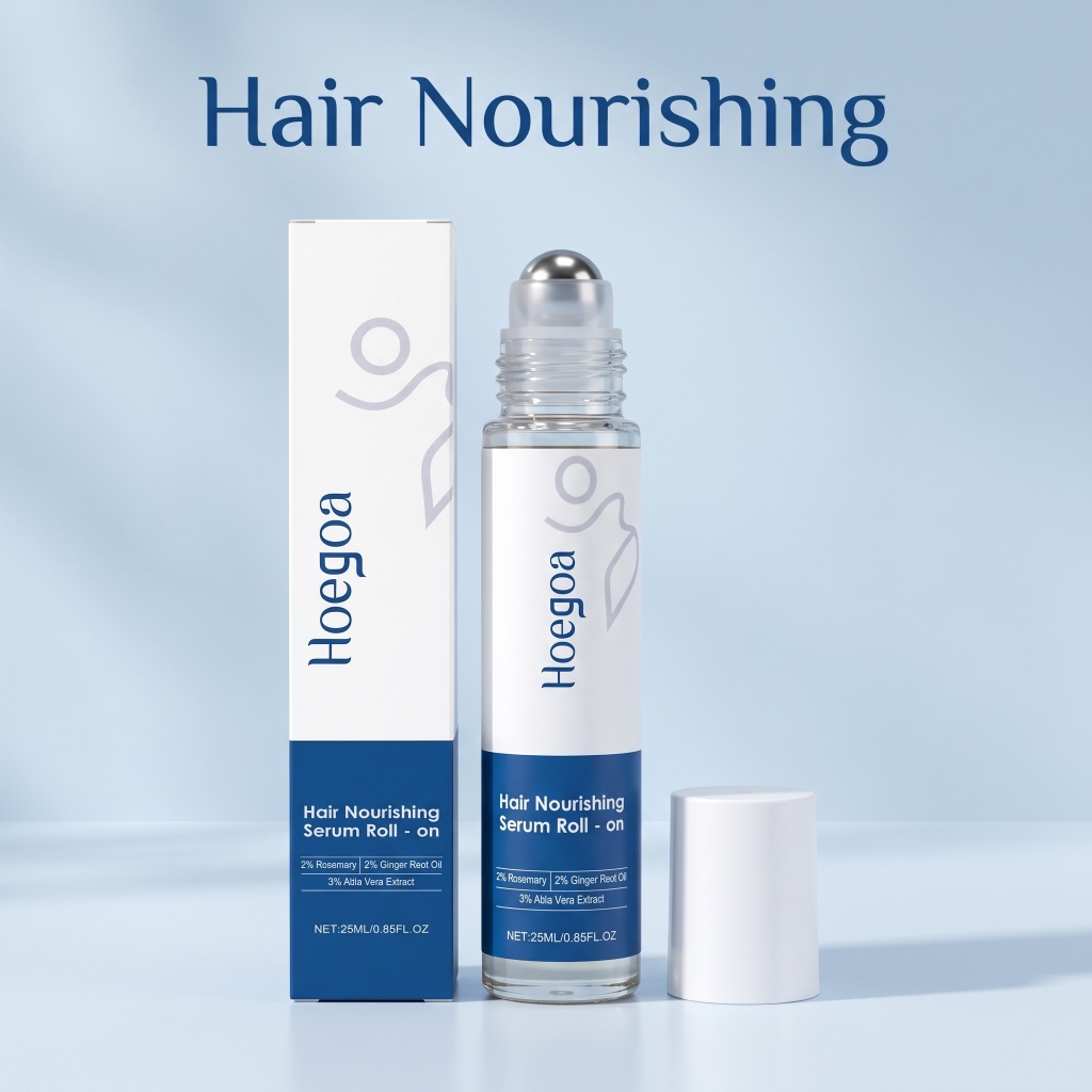 Hair Care With Aloe Vera - Rosmarin-Ingwer Roll-on Haarserum mit Aloe-Extrakt zur