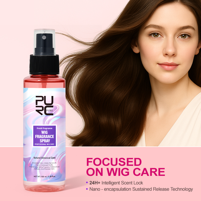 Hair Care With Aloe Vera - PURC PURC Perückenduftspray, entfernt Gerüche, glättend,