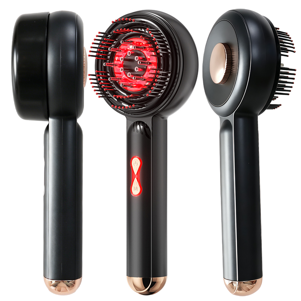 Hair Care In Salon - 2-in-1 Elektrischer Kopfhautmassagekamm, Multifunktionsgerät für Haarpflege