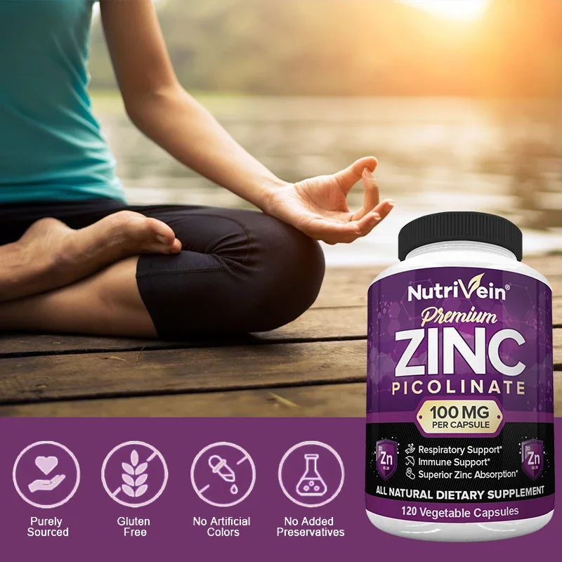 Premium-Zinkpicolinat 100 mg – – Hair Care Vitamin Bewertung und Preis