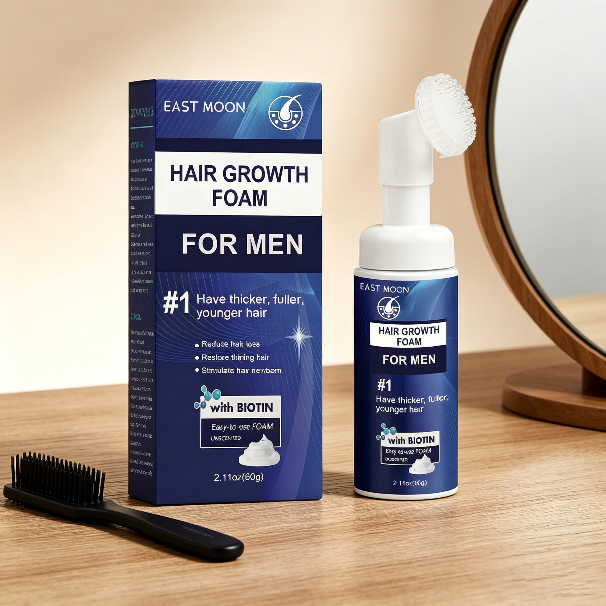 Haarwuchs-Schaum Silikonbürste – Hair Care Natural Bewertung und Preis