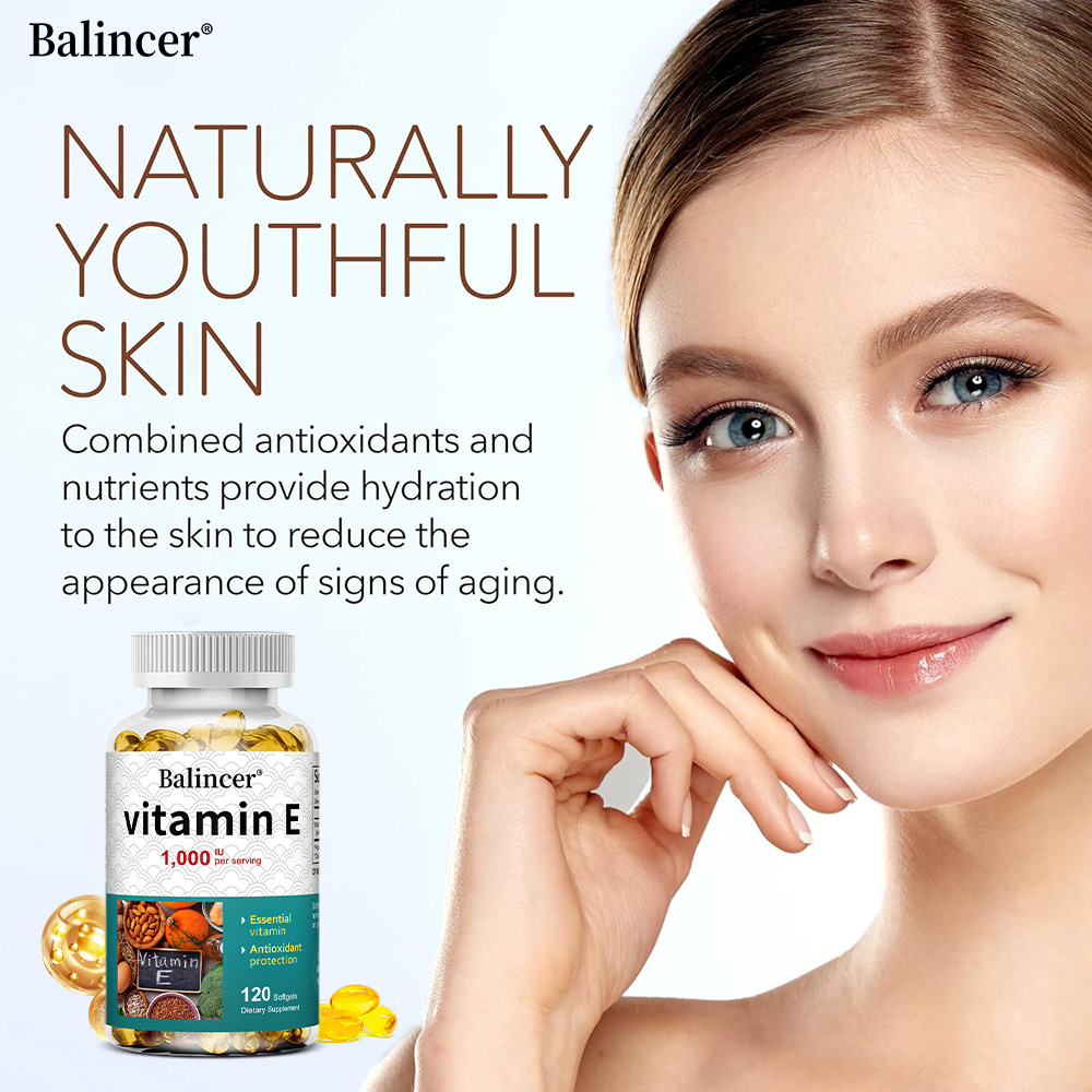 Natürliche Vitamin-E-Kapseln,  – Hair Care Vitamin Bewertung und Preis