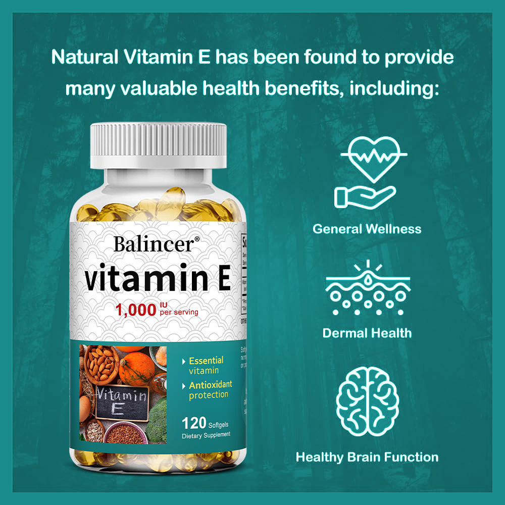 Natürliche Vitamin-E-Kapseln,  – Hair Care Vitamin Bewertung und Preis