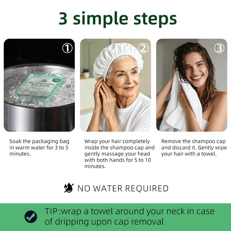 Einweg-Wasserloses Shampoo-Cap – Hair Care With Aloe Vera Bewertung und Preis
